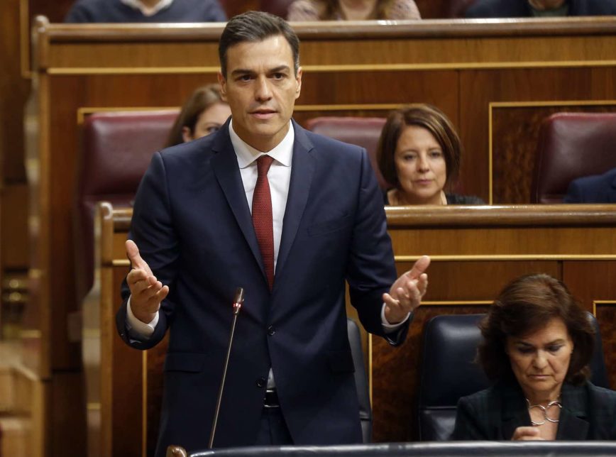 O premiê espanhol Pedro Sánchez