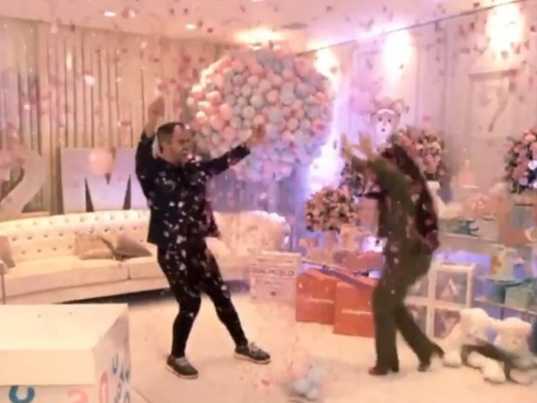 Simone está grávida do segundo bebê