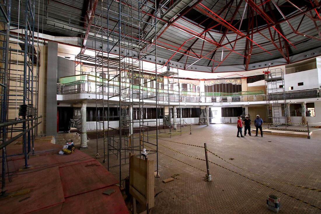 Obras de restauração do Teatro do Parque entram na reta final