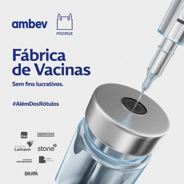 Coalizão de empresas financia fábrica para produção da vacina contra Covid-19 no Brasil