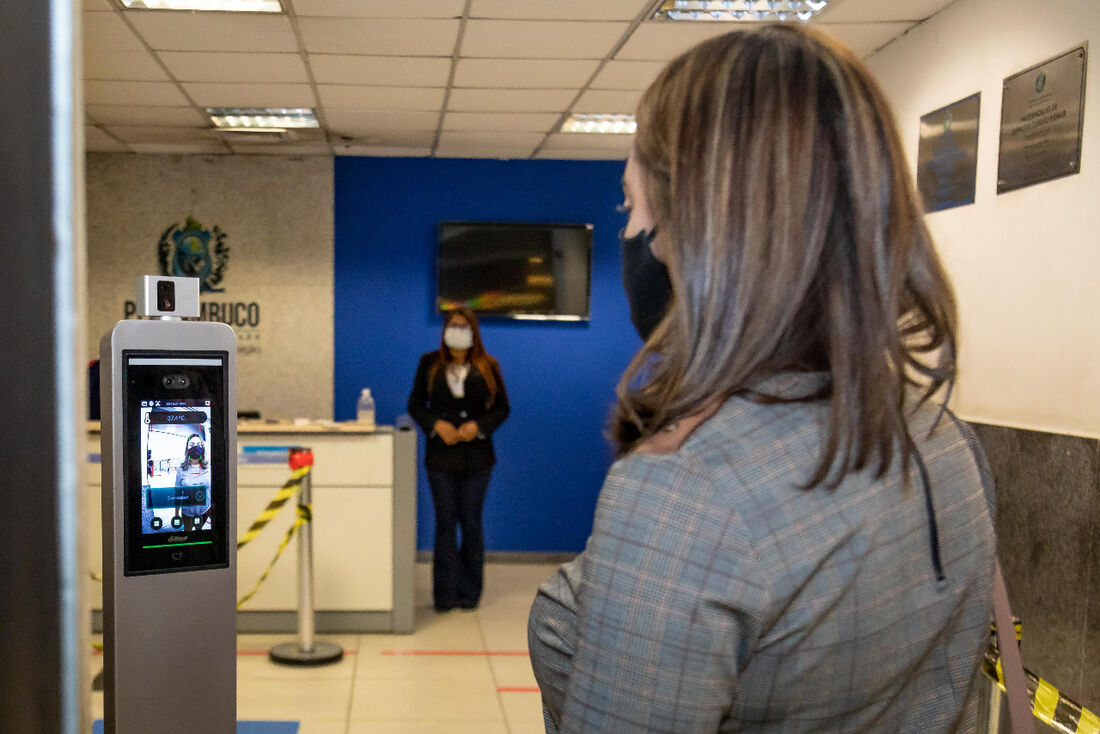 Totem no Expresso Cidadão