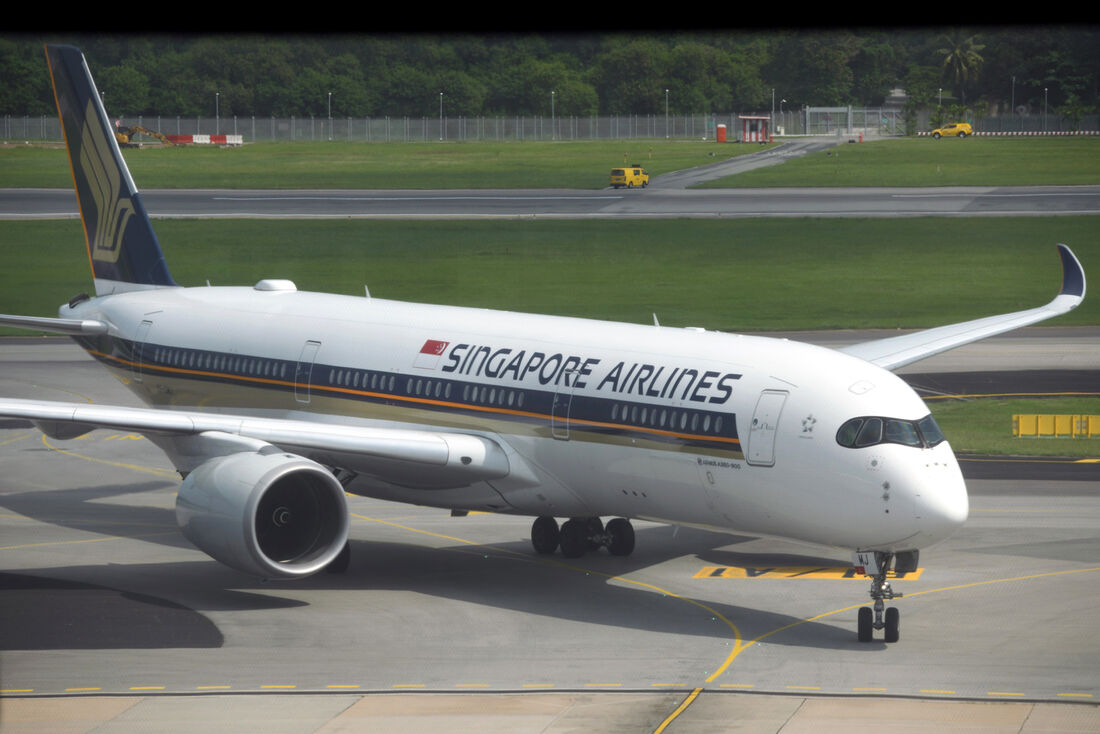 Avião da Singapore Airlines