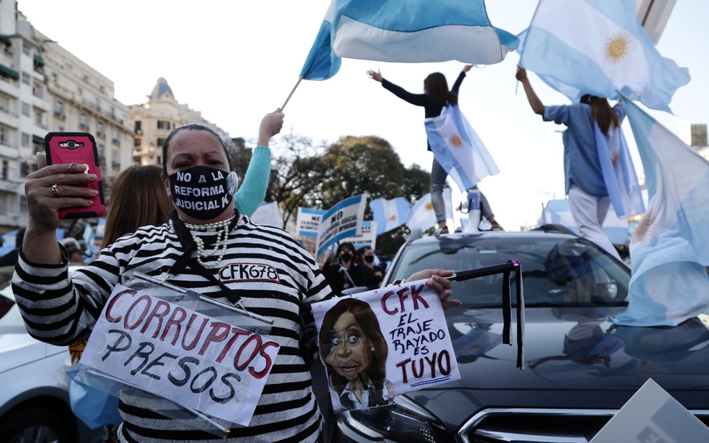 Protestos na Argentina