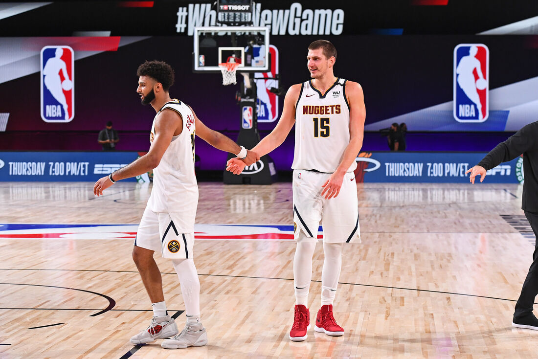 Nikola Jokic e Jamal Murray, destaques do Denver Nuggets