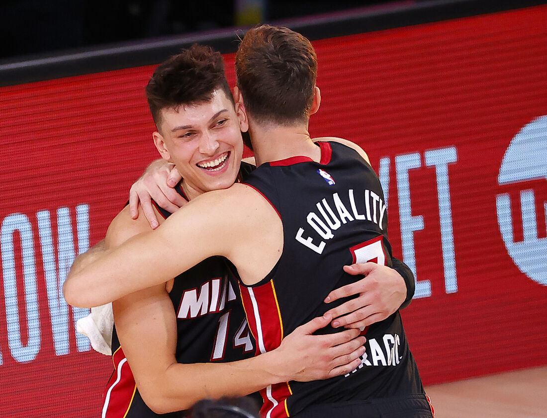 Tyler Herro e Goran Dragić