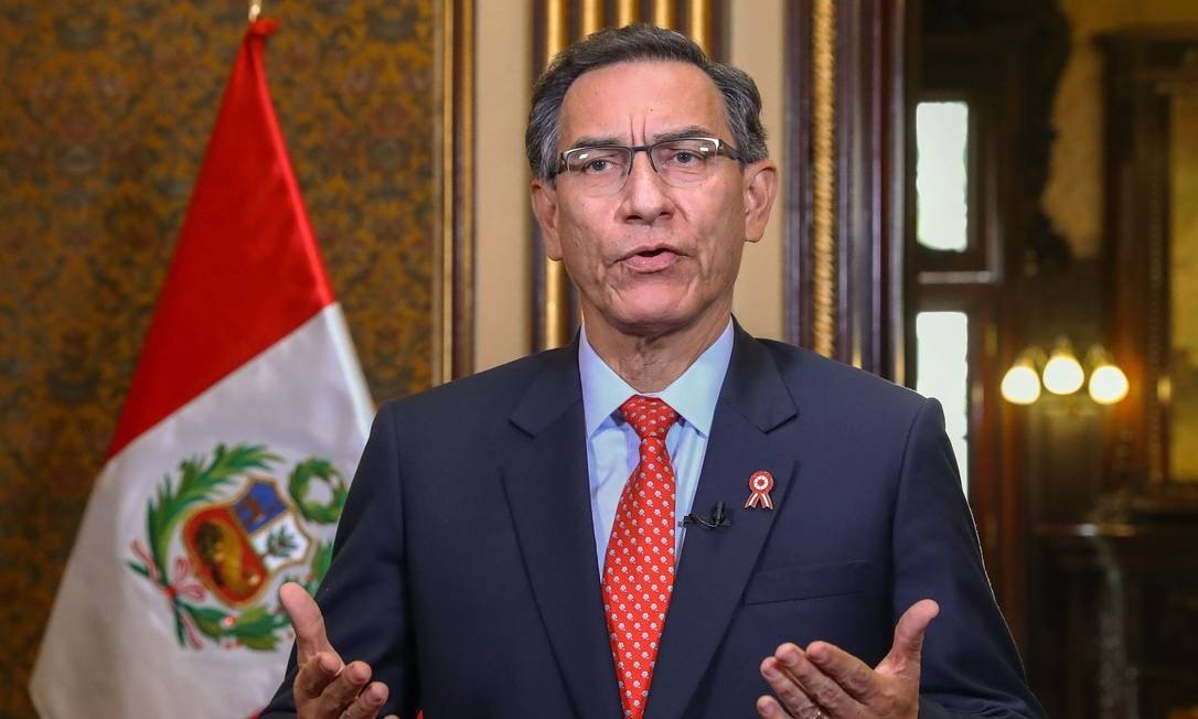 O atual presidente do Peru, Martín Vizcarra