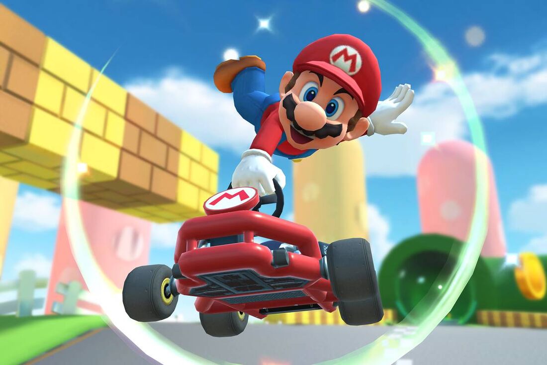 O jogo mobile 'Mario Kart Tour'