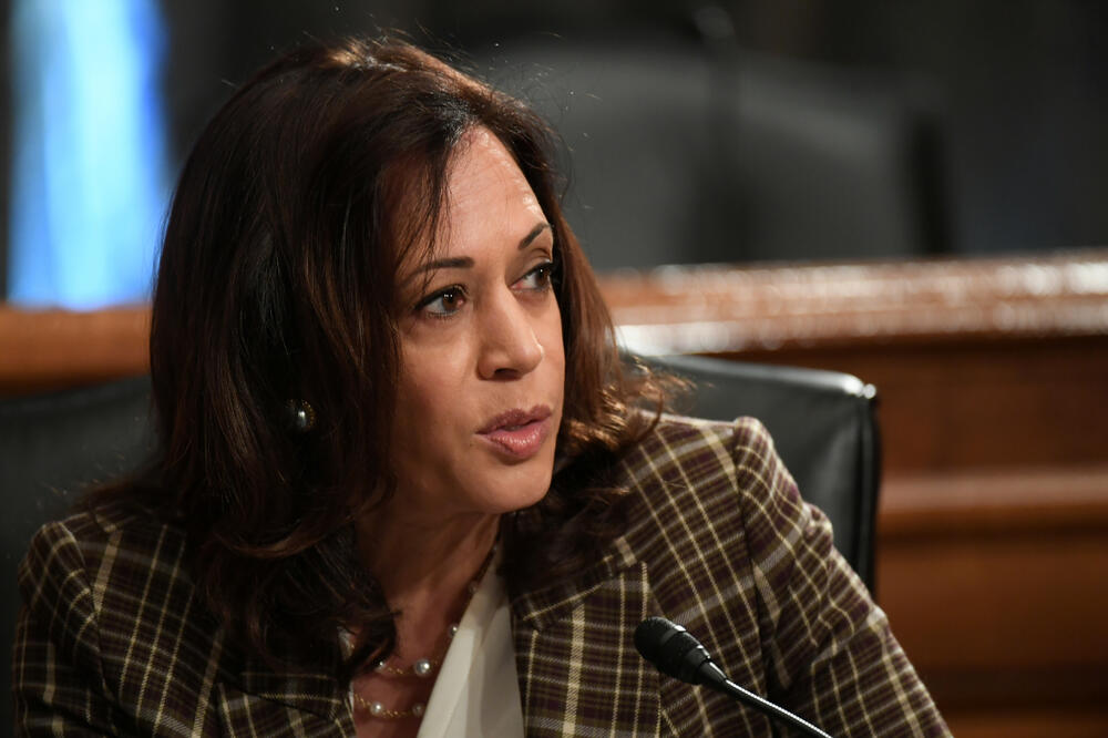 Kamala Harris, candidata a vice-presidente dos EUA, na chapa de Joe Biden