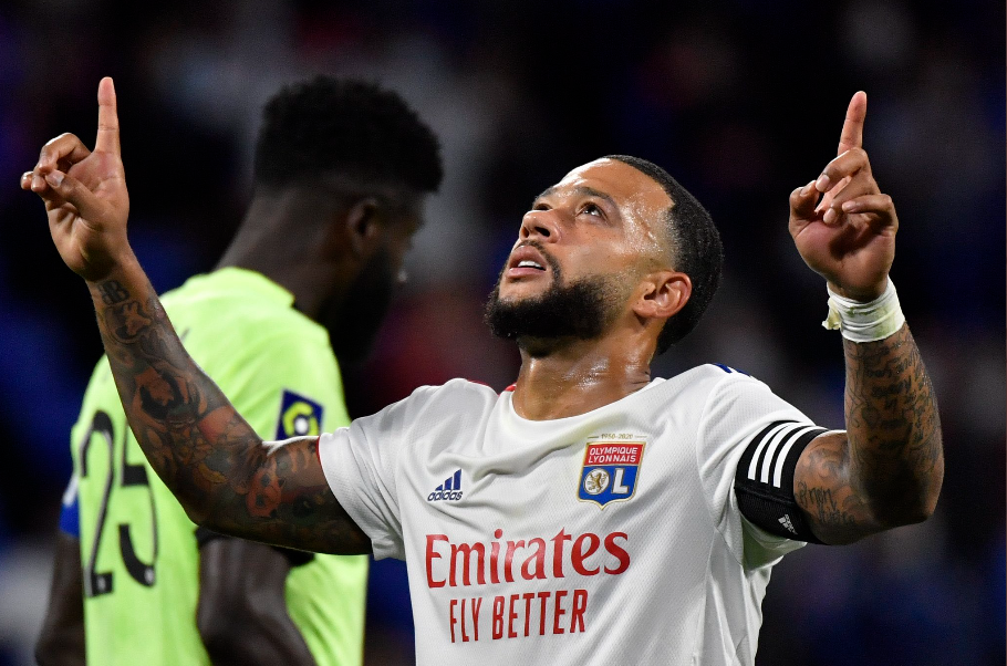 Memphis Depay, atacante do Lyon