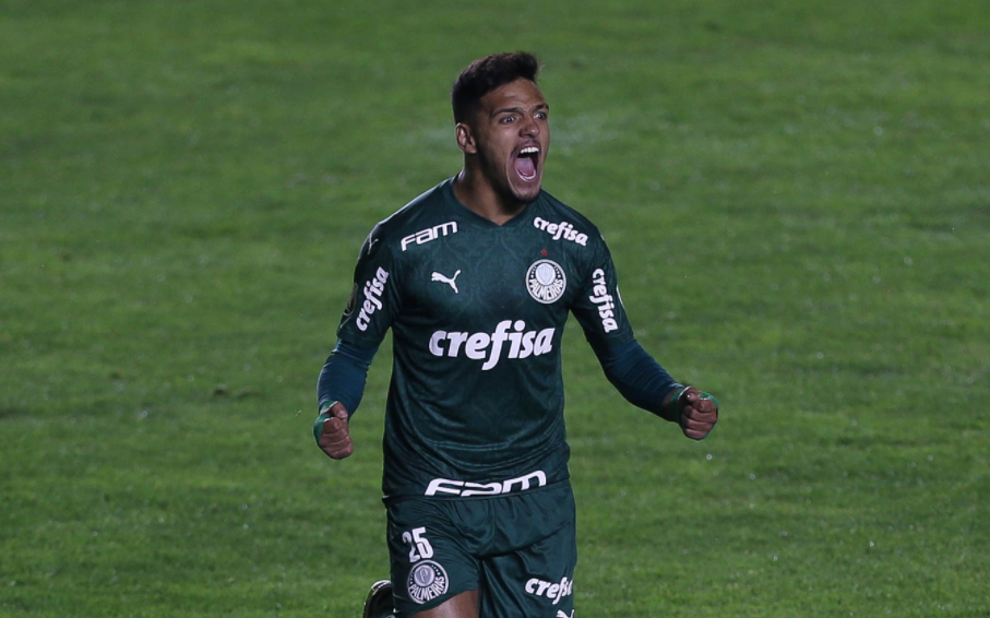 Gabriel Menino foi o autor do segundo gol do Palmeiras na vitória contra o Bolívar