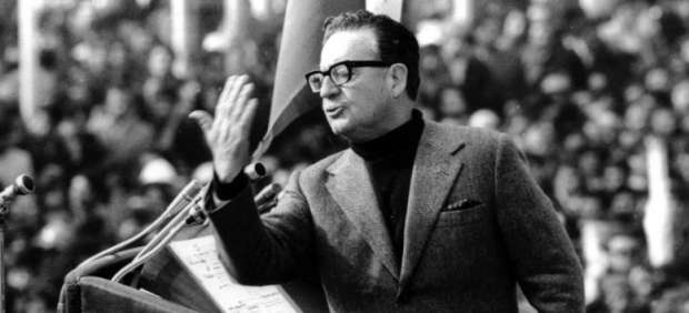 Salvador Allende em discurso