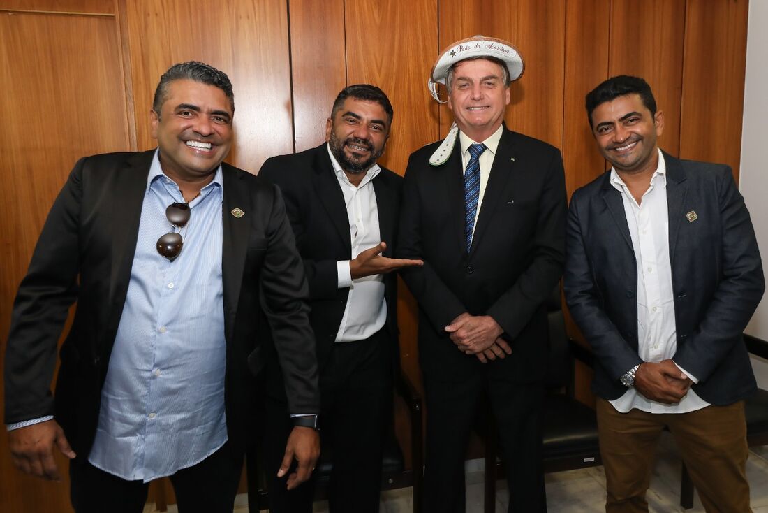 Jair Bolsonaro em cerimônia no Palácio do Planalto