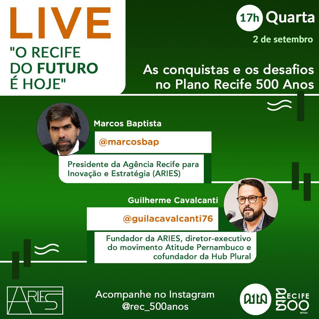 Encontro virtual debate futuro da cidade do Recife