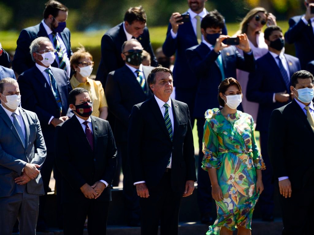 Cerimônia de Sete de Setembro no Palácio do Planalto