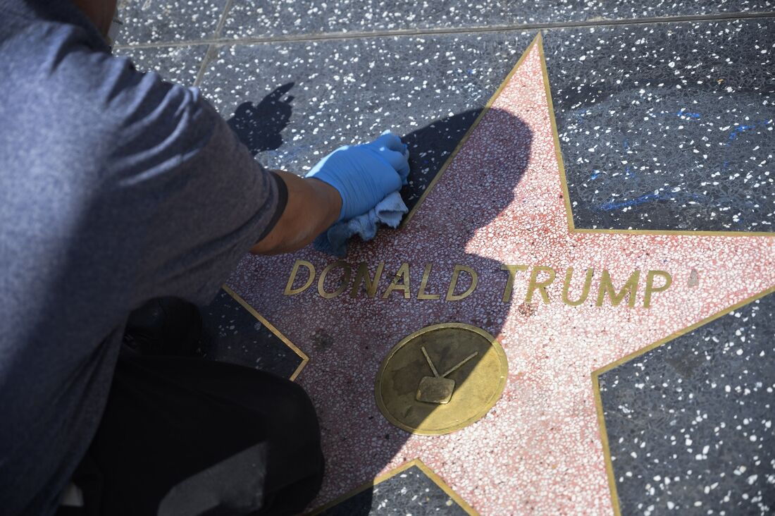 Estrela de Trump na Calçada da Fama