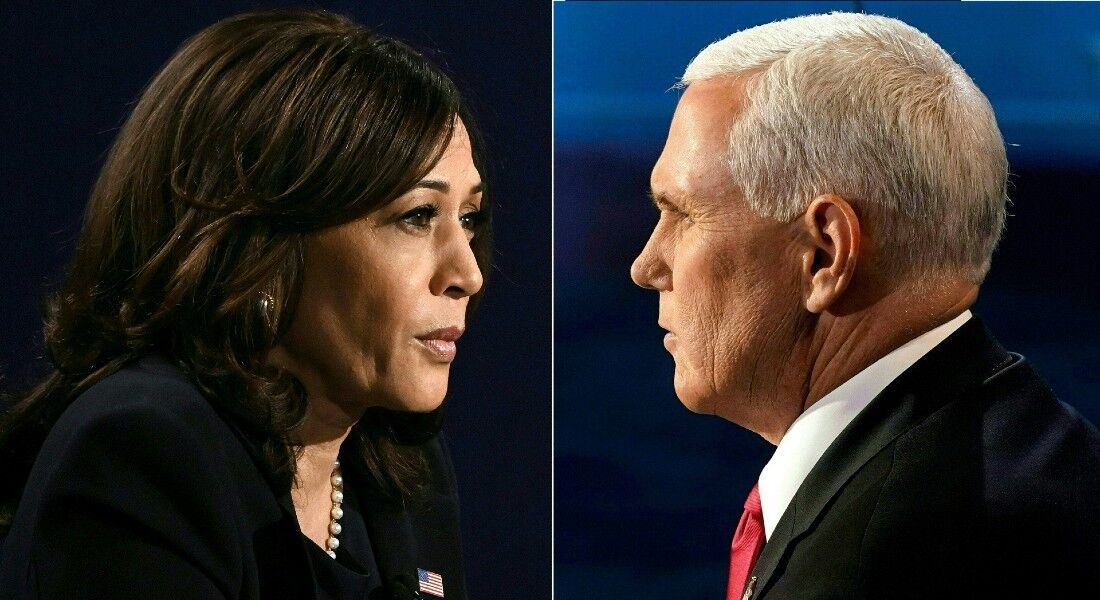 Kamala Harris e Mike Pence em debate