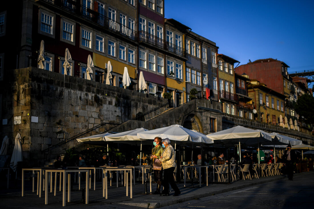 Cidade de Porto, em Portugal