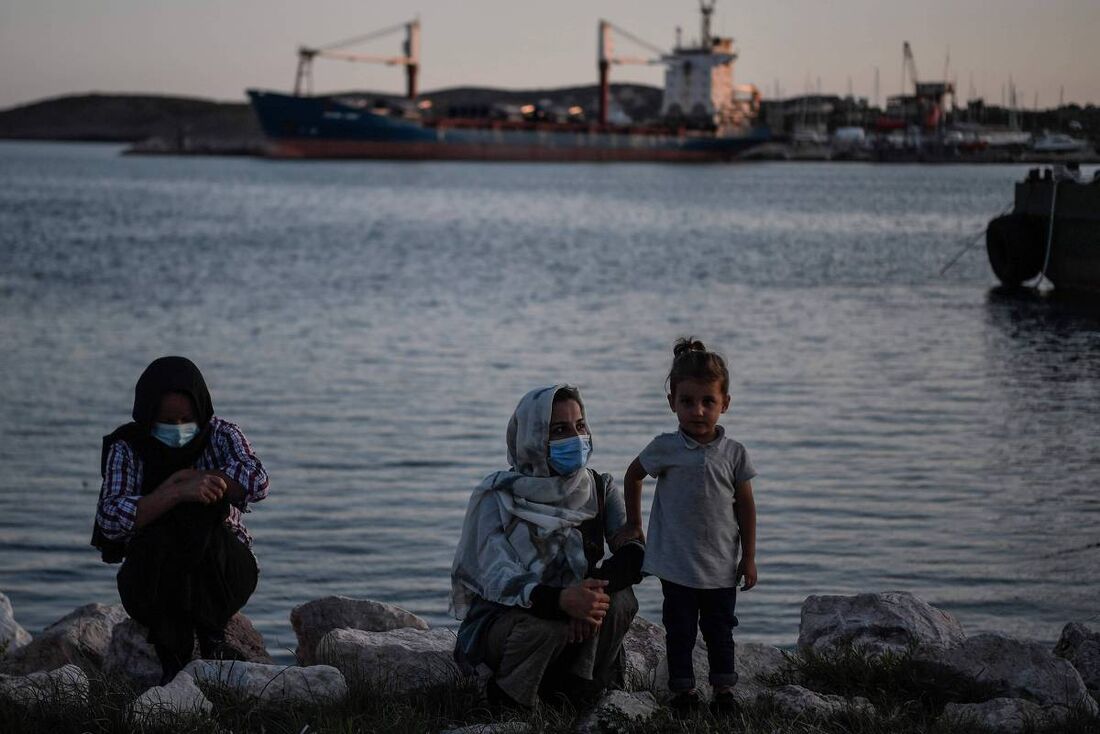 Imigrantes rumo à Grécia