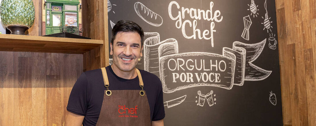 O chef e apresentador de TV Edu Guedes