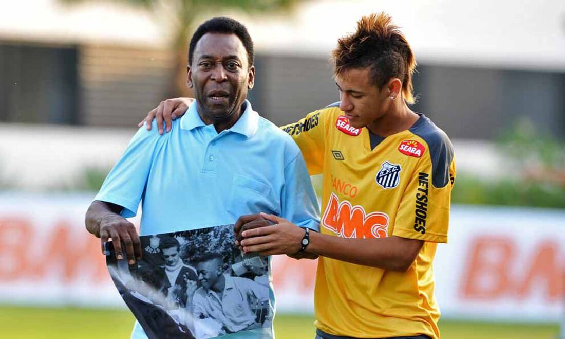 Pelé e Neymar Jr.