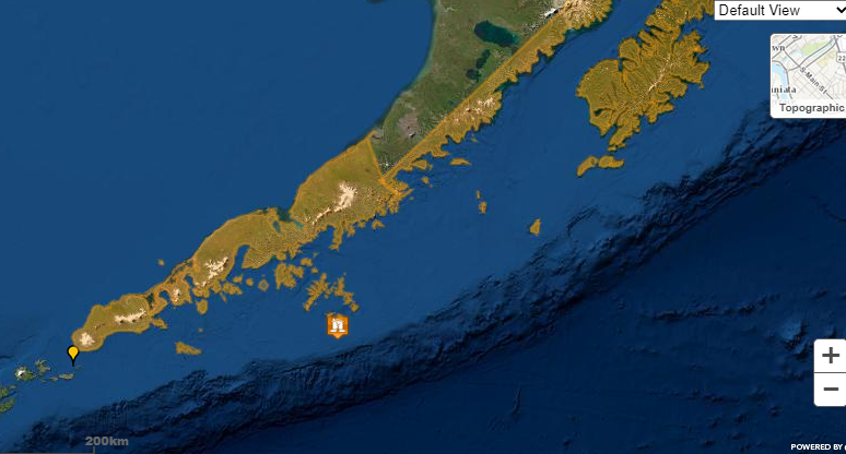 Alerta de tsunami para a região