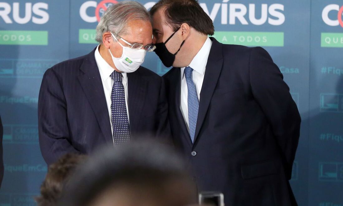 Paulo Guedes e Rodrigo Maia