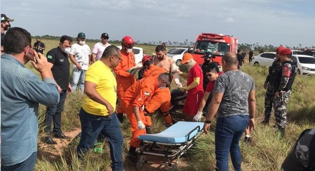 Apresentador foi encontrado e resgatado pelo Corpo de Bombeiros