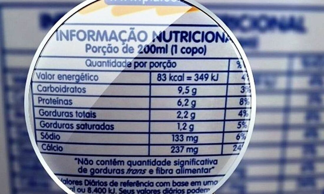 Informações nutricionais