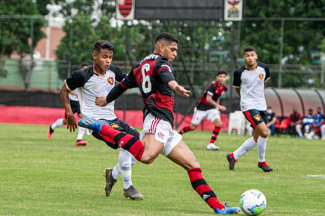 Sport perdeu de 2x0 para o Flamengo, pelo Brasileiro sub-20