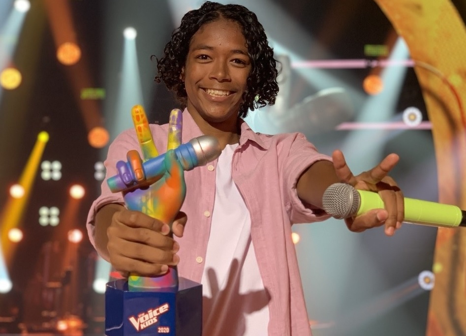 Kauê Penna, vencedor da 5ª edição do The Voice Kids