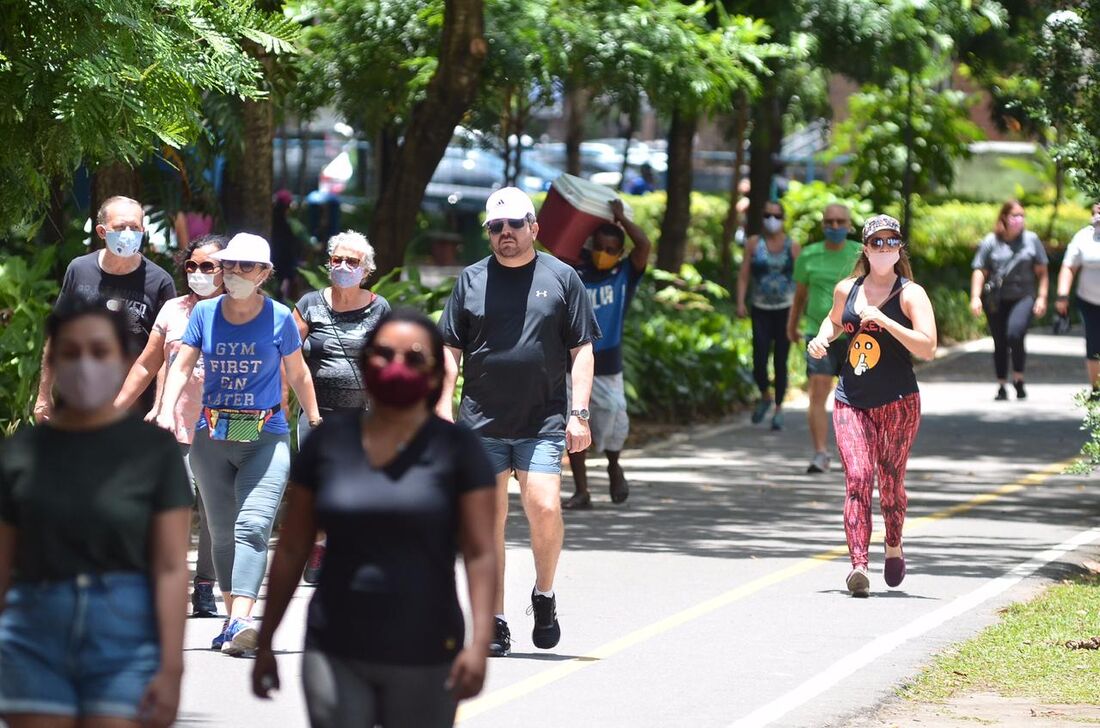 Movimentação em parque no Recife