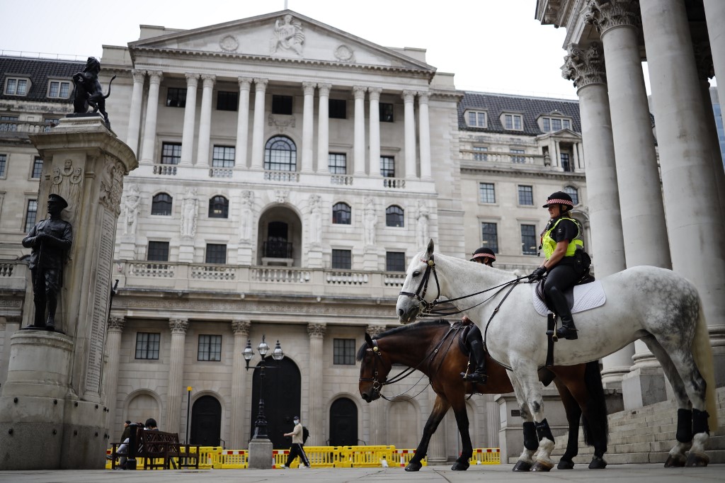 Sede do Banco da Inglaterra, em Londres