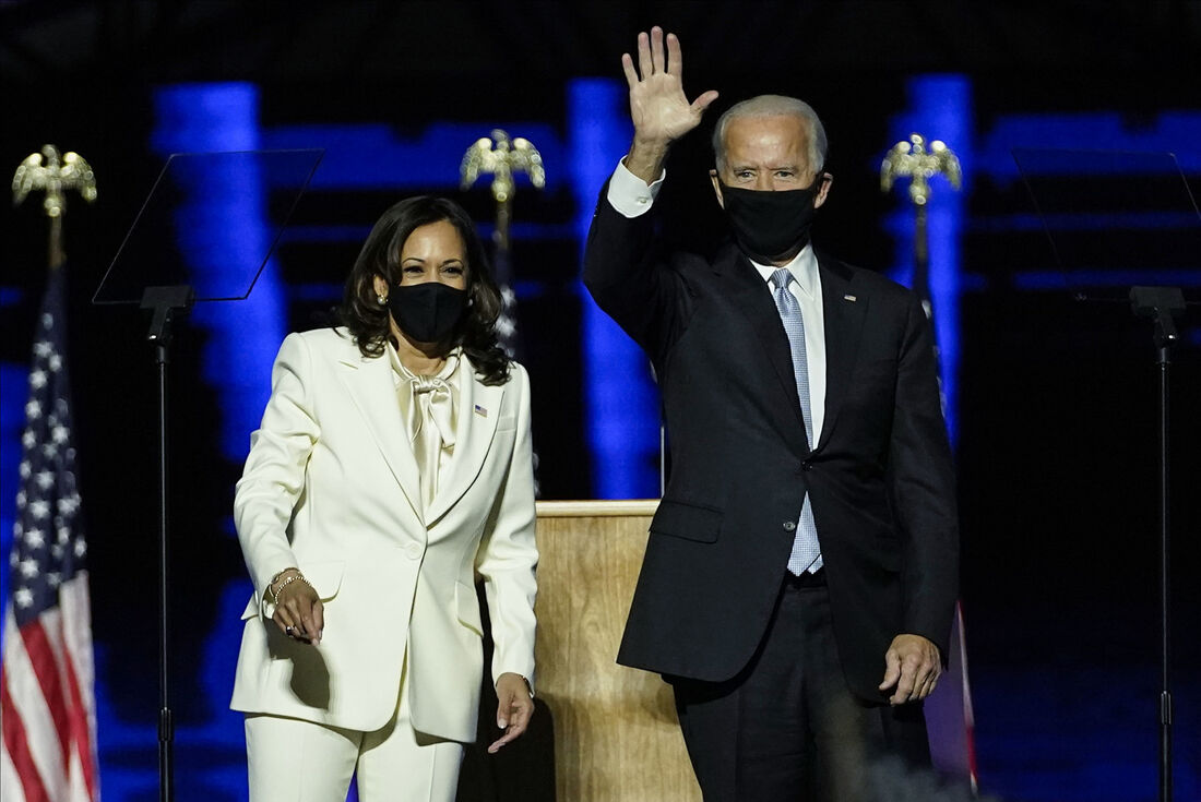 Kamala Harris e Joe Biden