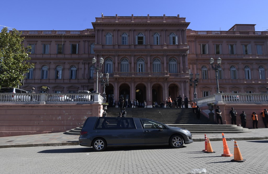 Velório de Maradona na Casa Rosada