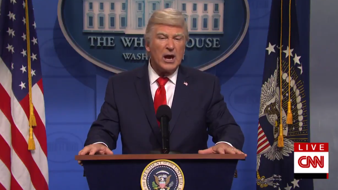 Alec Baldwin como Donald Trump no "Saturday Night Live