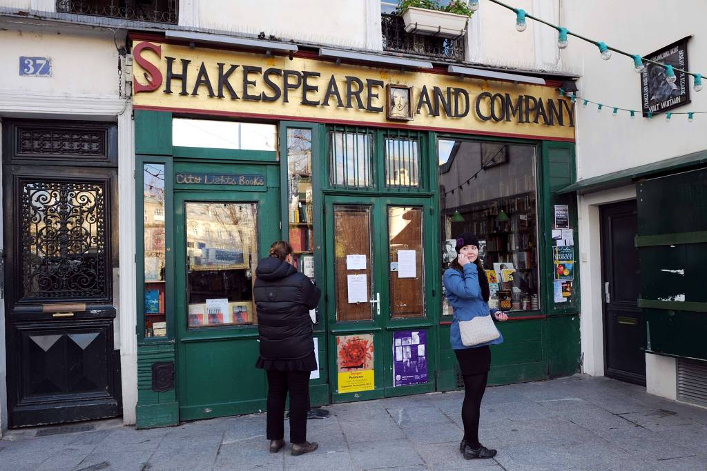 A livraria parisiense Shakespeare and Company, em 2011