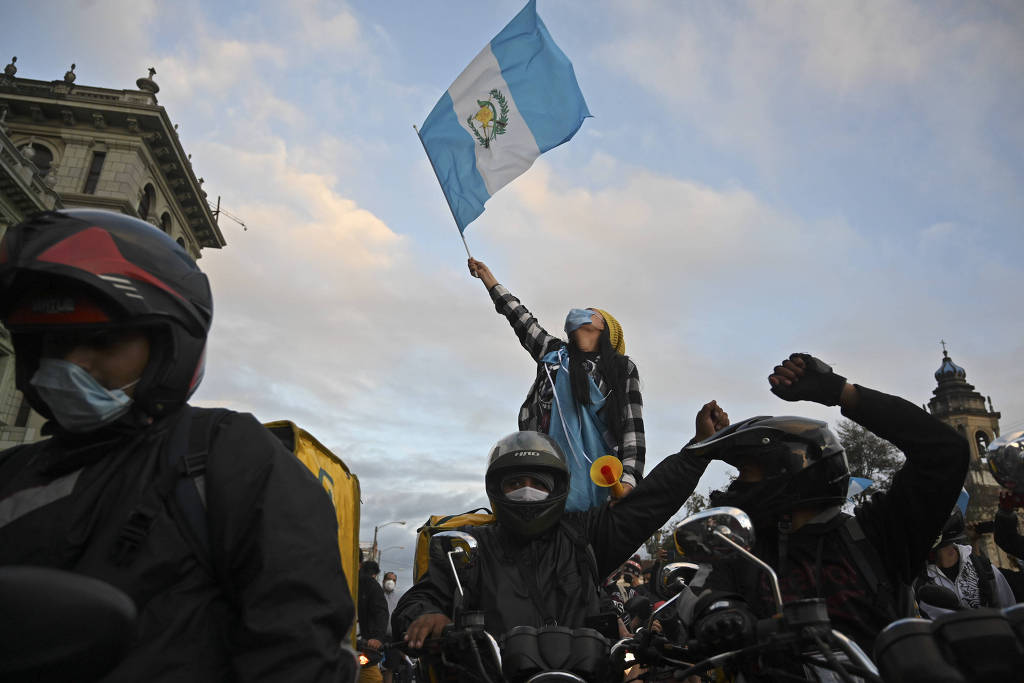 Protesto na Guatemala