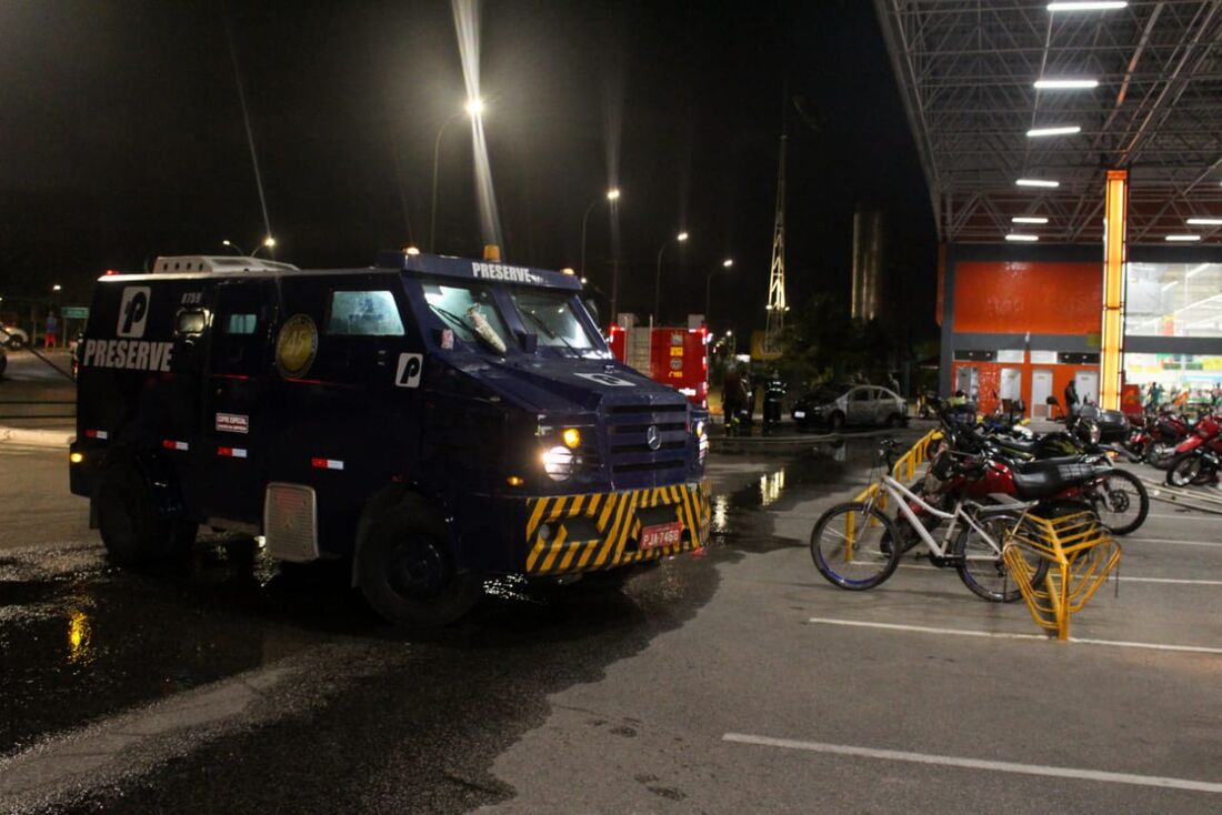 Tentativa de assalto a um carro-forte na Iputinga