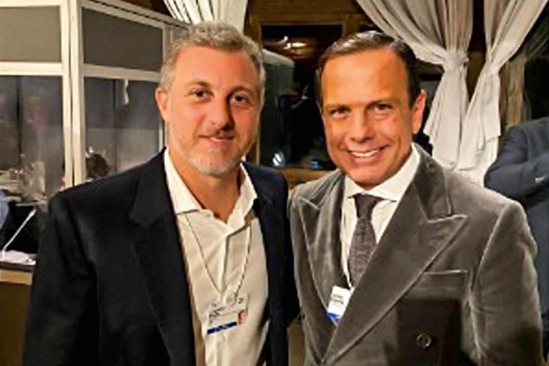 Luciano Huck e João Doria