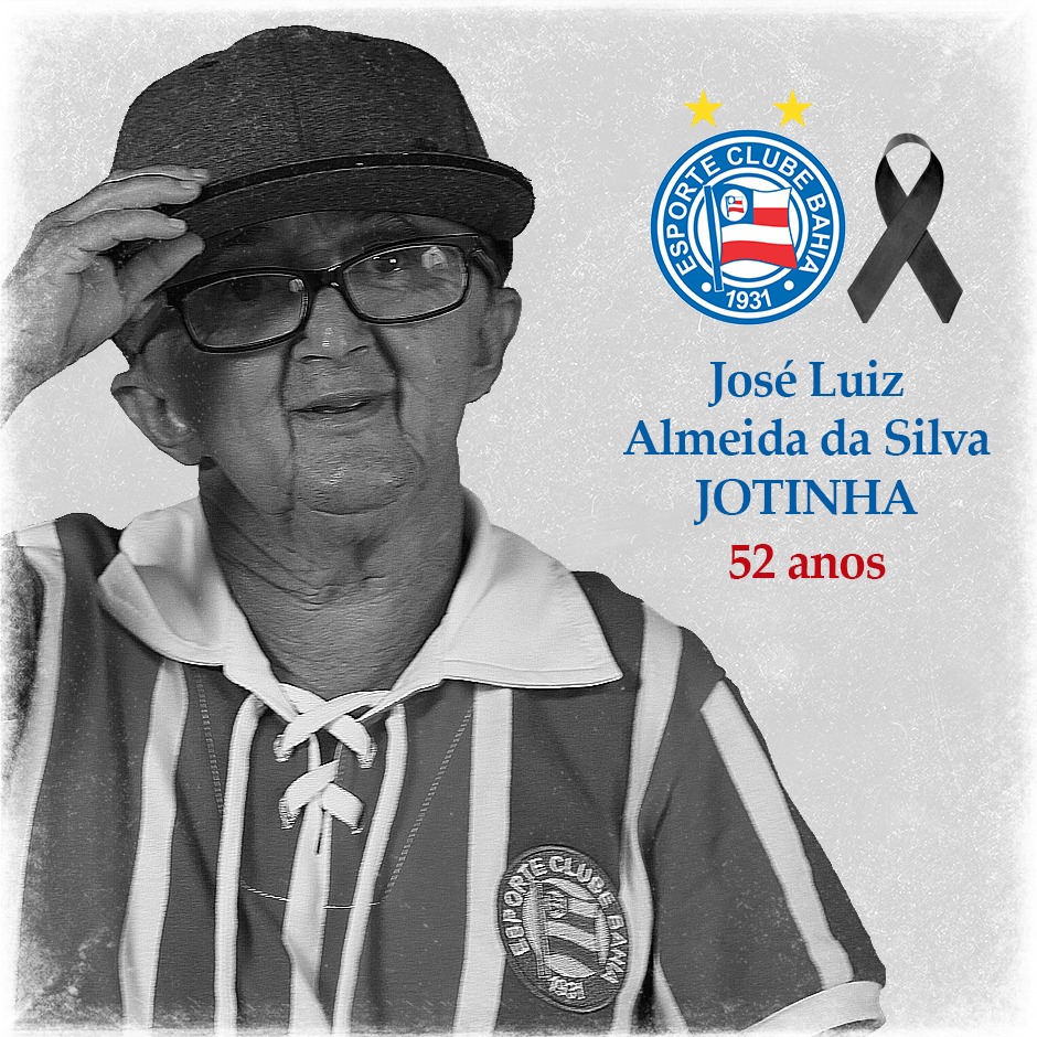 Torcedor símbolo do Bahia, Jotinha faleceu nesta quinta-feira (5)