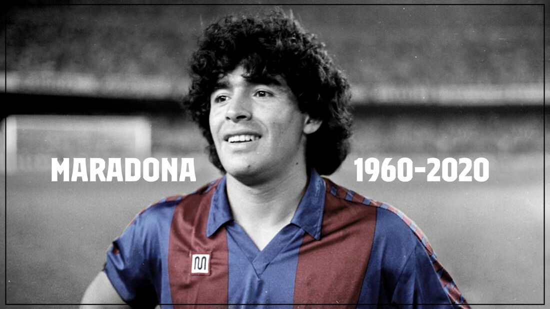 Homenagem do Barcelona a Maradona