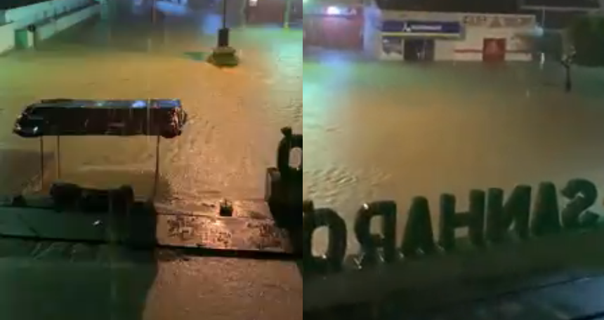 Chuvas fortes em Sanharó, no Agreste