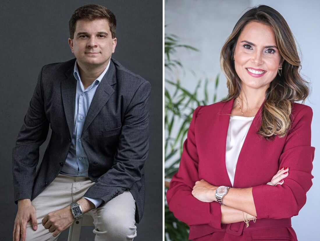 Eduardo Carvalho, planejador financeiro e Camila Haeckel, do Inspiração Invest