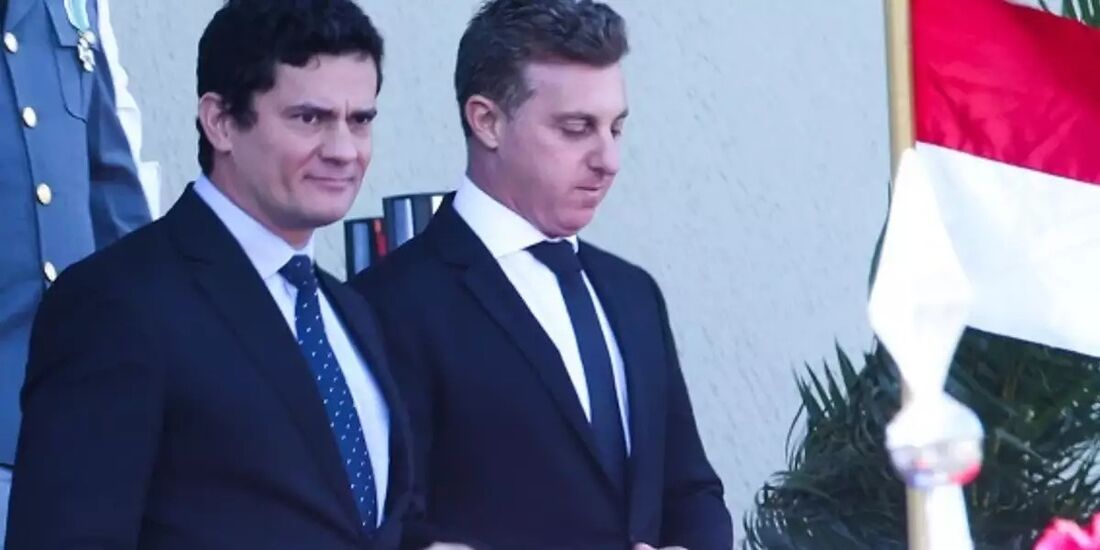 Sergio Moro e Luciano Huck