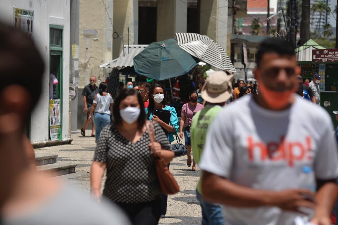 Movimentação no Centro do Recife