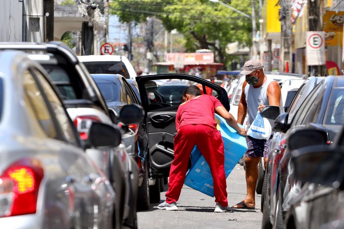 Rua da Concórdia, no Centro do Recife