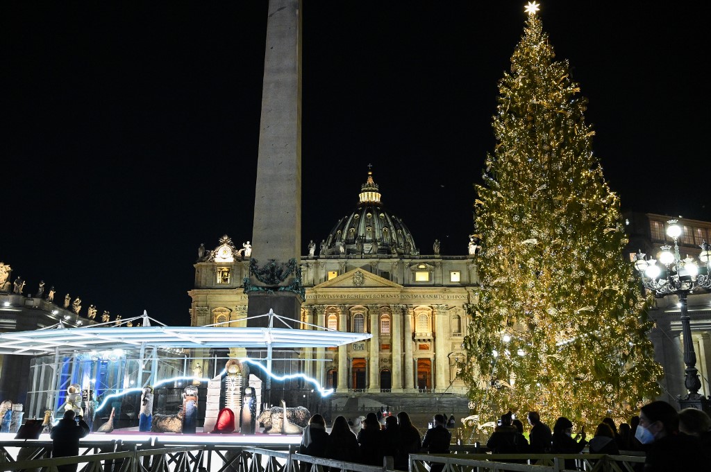 Natal no Vaticano, na Itália