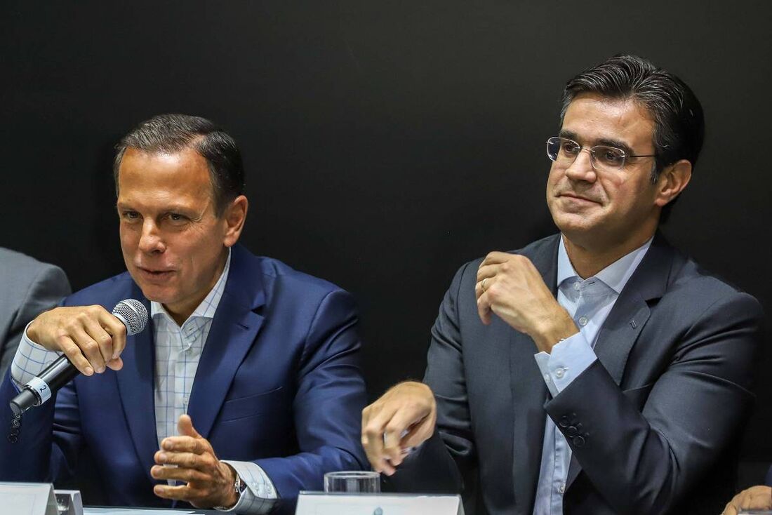 João Doria (PSDB) e Rodrigo Garcia (DEM-SP)