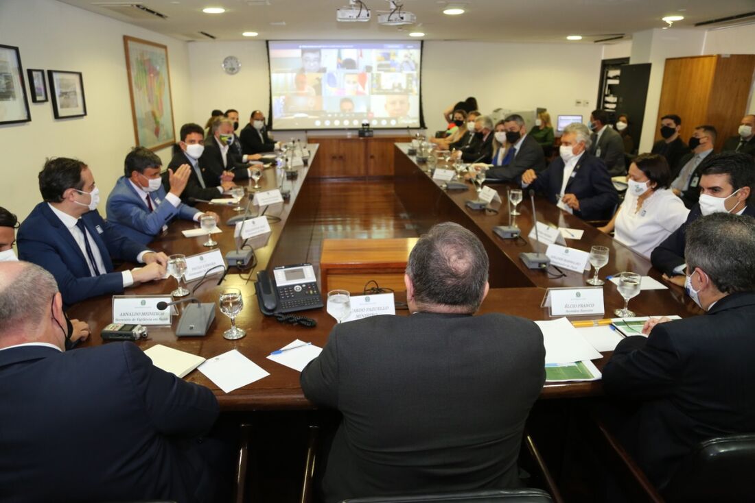 Reunião de governadores com o Ministério da Saúde