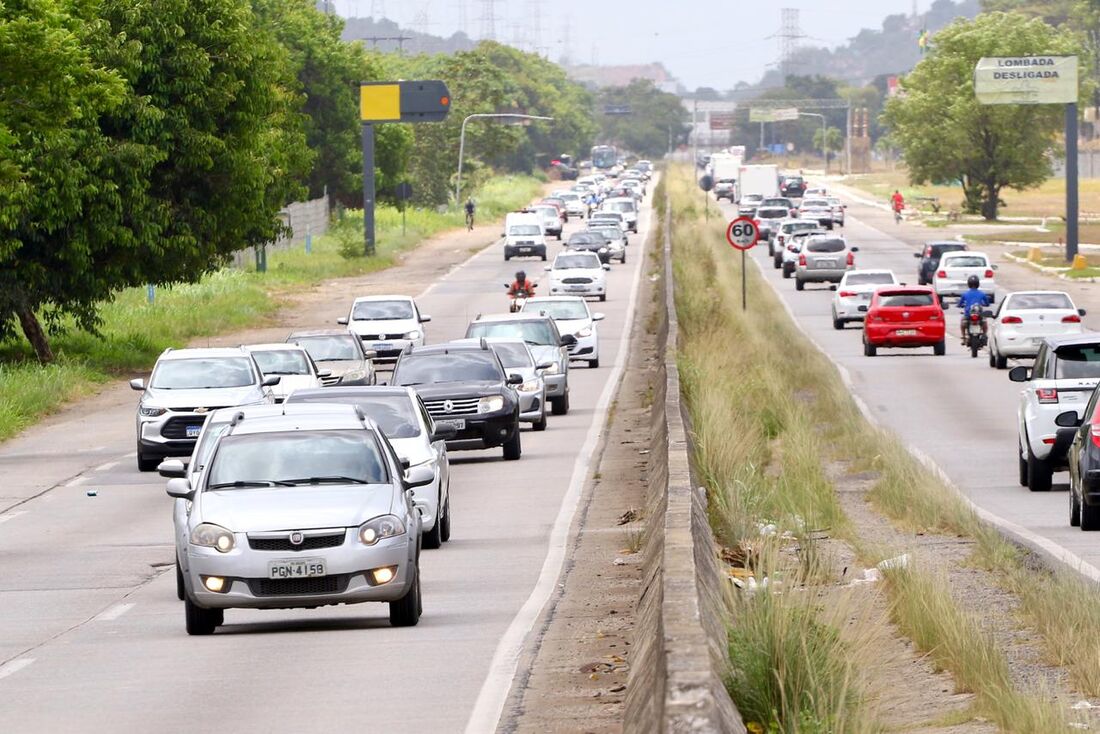 Movimentação na volta BR 232